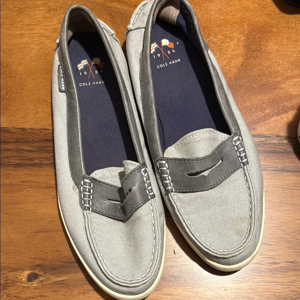 Cole Haan Gray Loafers